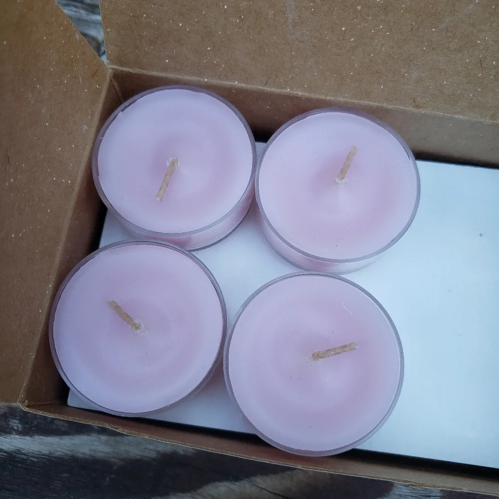 (10) PartyLite Strawberry Rhubarb Universal Tealight Candles - Retired - Picture 6 of 12